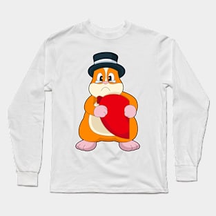 Hamster Groom Heart Wedding Long Sleeve T-Shirt